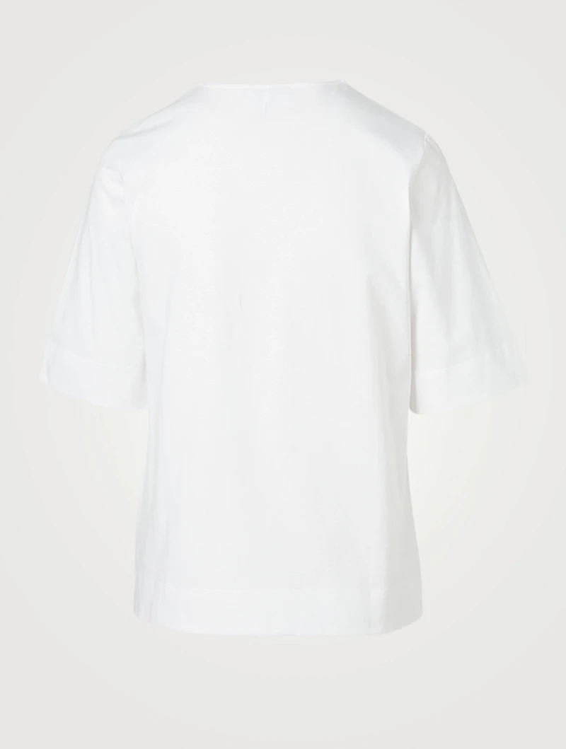 Cotton Jersey Twist T-Shirt