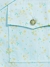 Cotton Poplin Short-Sleeve Shirt