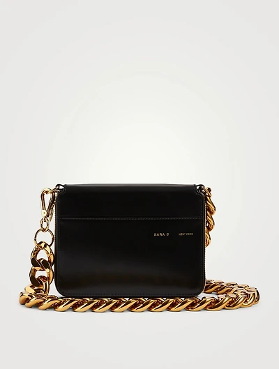Bike Leather Wallet Chain Crossbody Bag