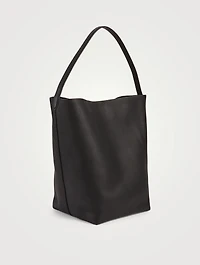 Large N/S Park Leather Tote Bag