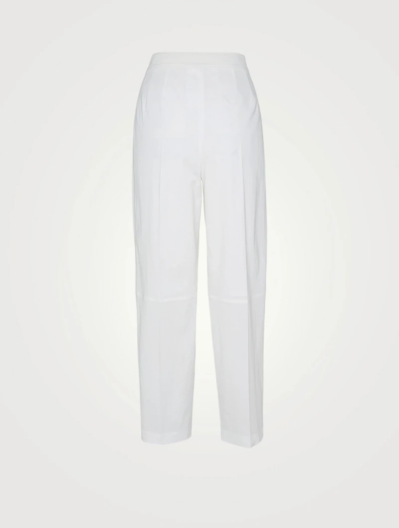 Pleated Relaxed-Fit Pants