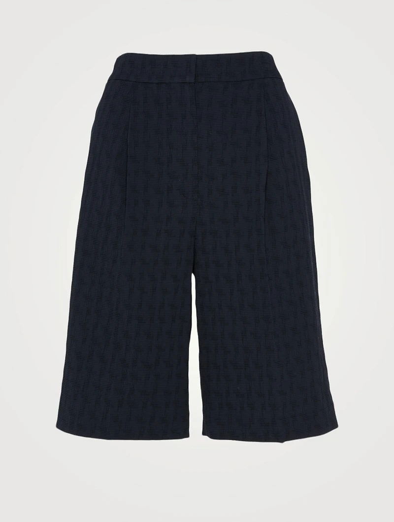 Cotton-Blend Bermuda Shorts