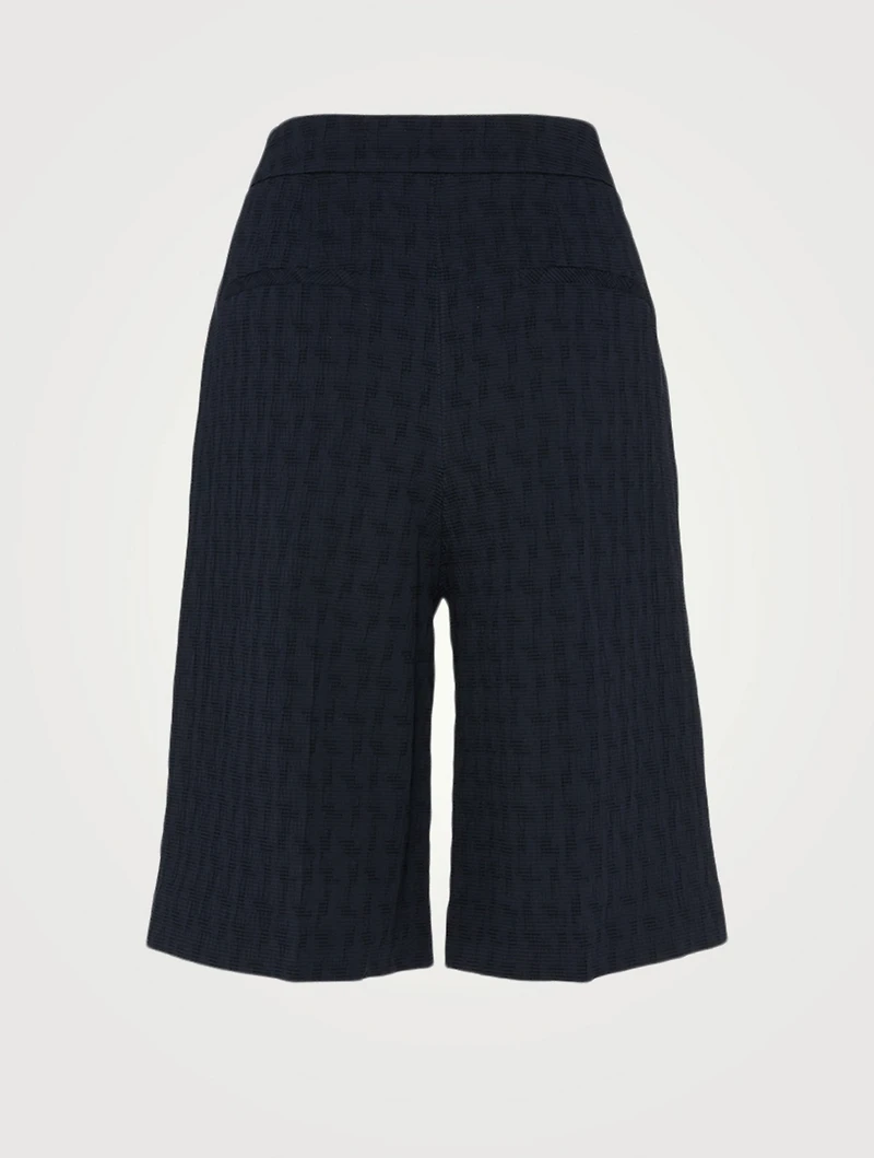 Cotton-Blend Bermuda Shorts
