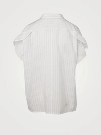 Short-Sleeve Shirt Striped Print