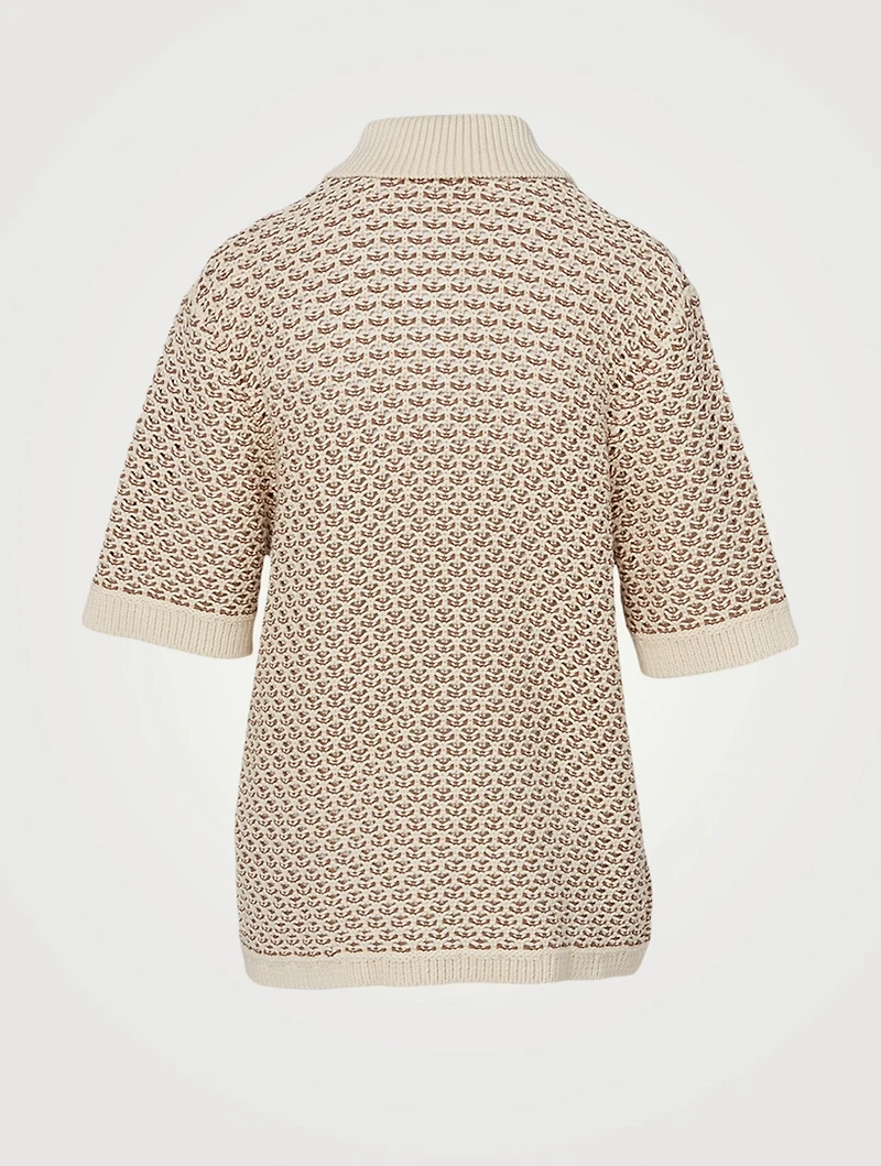 Ella Knit Polo Sweater