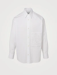 Cotton Shirt With Lace