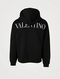 Zip Hoodie With Macramé Pocket