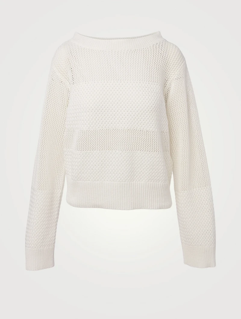 Elia Cotton Long-Sleeve Sweater