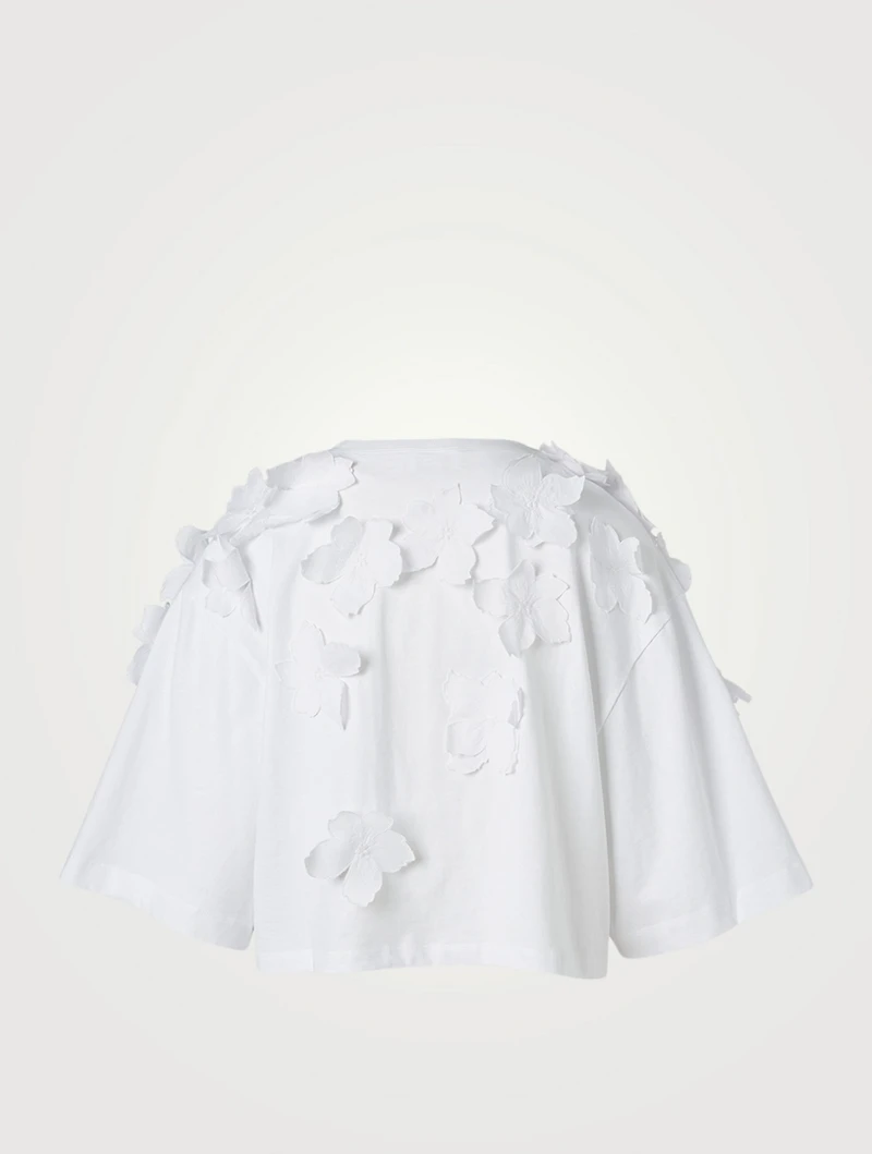 Floral Applique T-Shirt