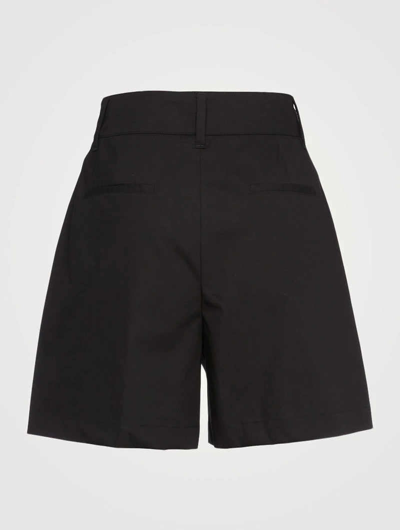 Stretch Cotton Poplin Shorts