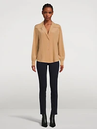 Silk Crepe De Chine Blouse