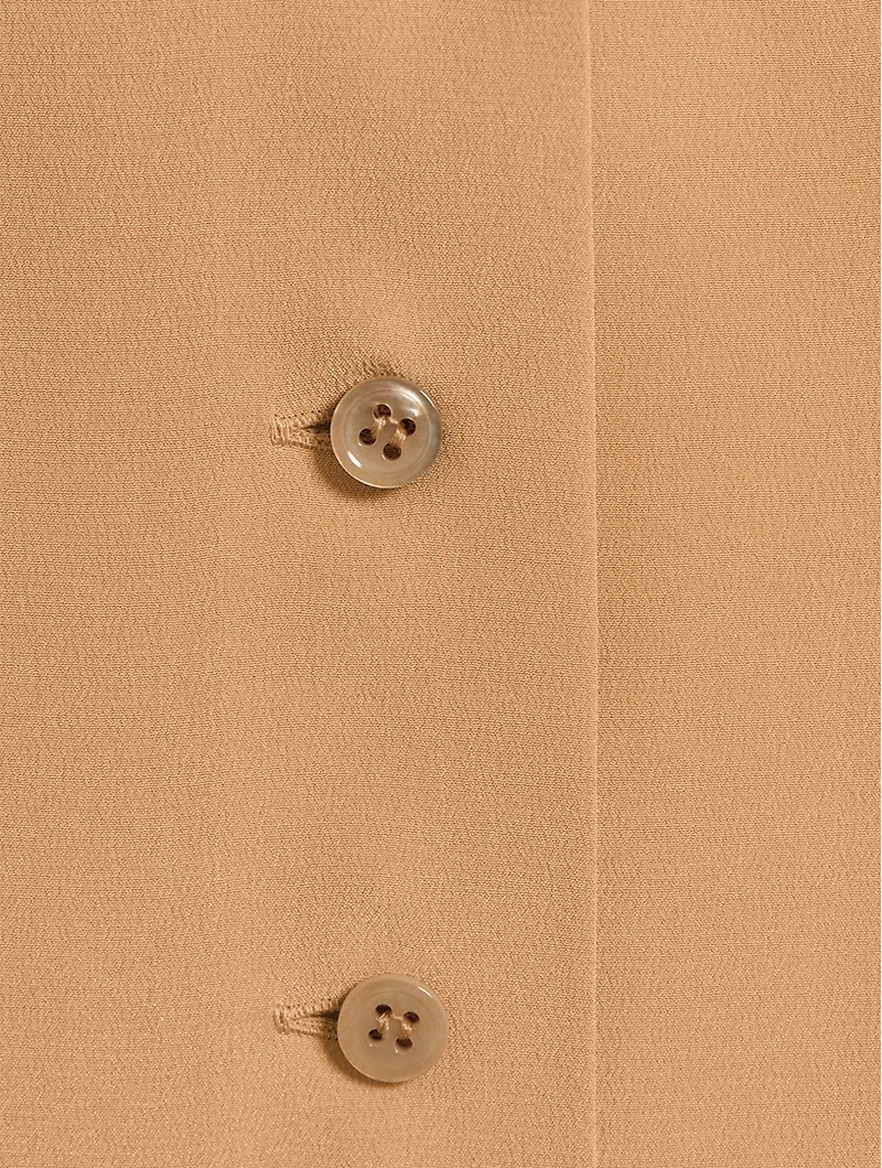 Silk Crepe De Chine Blouse