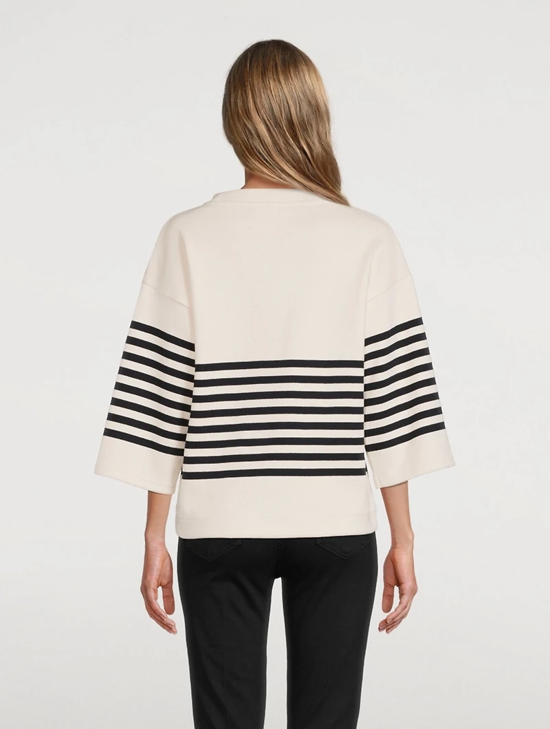 Organic Cotton T-Shirt Striped Print
