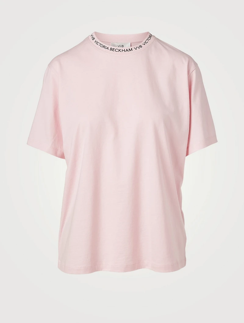 Organic Cotton Logo Rib T-Shirt