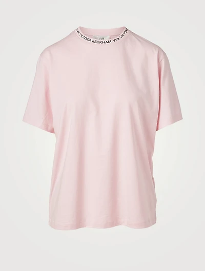 Organic Cotton Logo Rib T-Shirt
