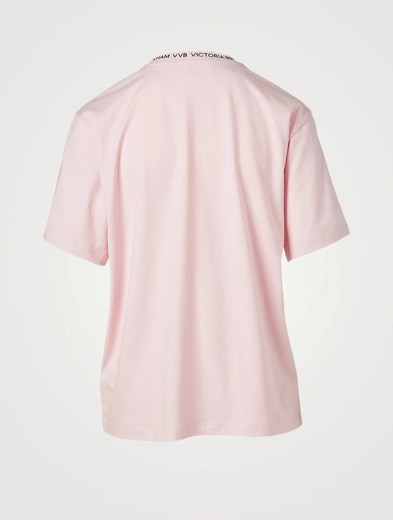 Organic Cotton Logo Rib T-Shirt