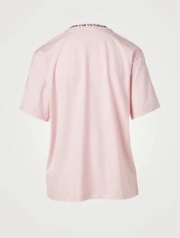 Organic Cotton Logo Rib T-Shirt