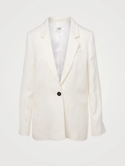 Basket Weave Tailored Blazer