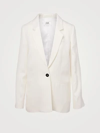 Basket Weave Tailored Blazer