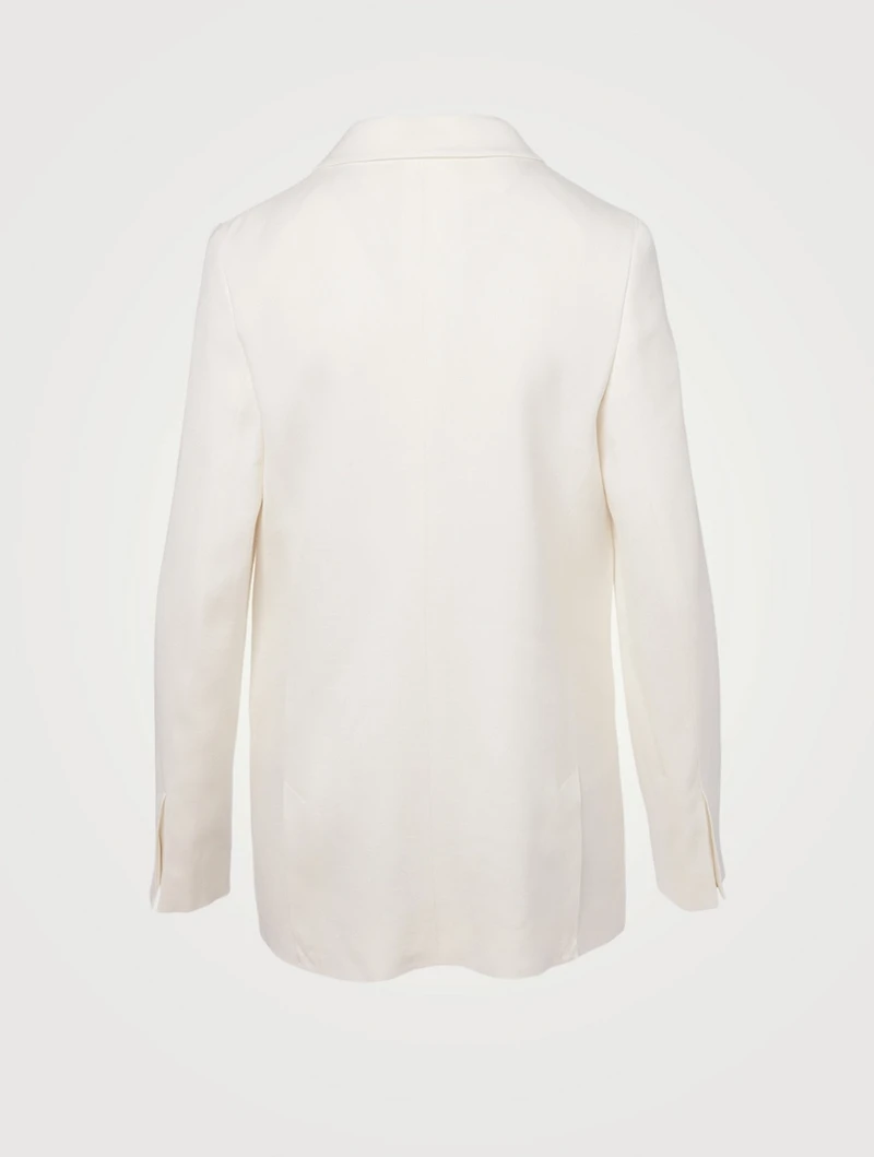 Basket Weave Tailored Blazer