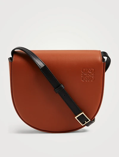 Heel Duo Leather Crossbody Bag