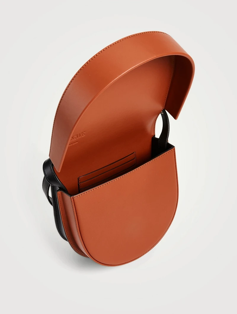 Heel Duo Leather Crossbody Bag