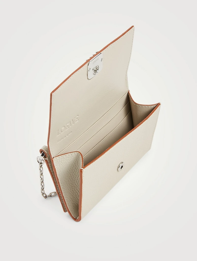 Small Leather Chain Wallet Bag