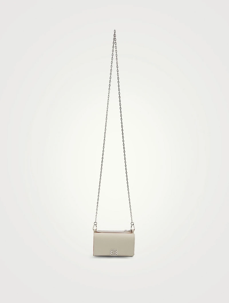 Small Leather Chain Wallet Bag