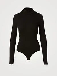 Turtleneck Long-Sleeve Bodysuit