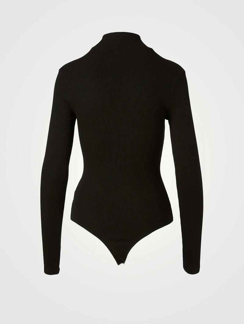 Turtleneck Long-Sleeve Bodysuit