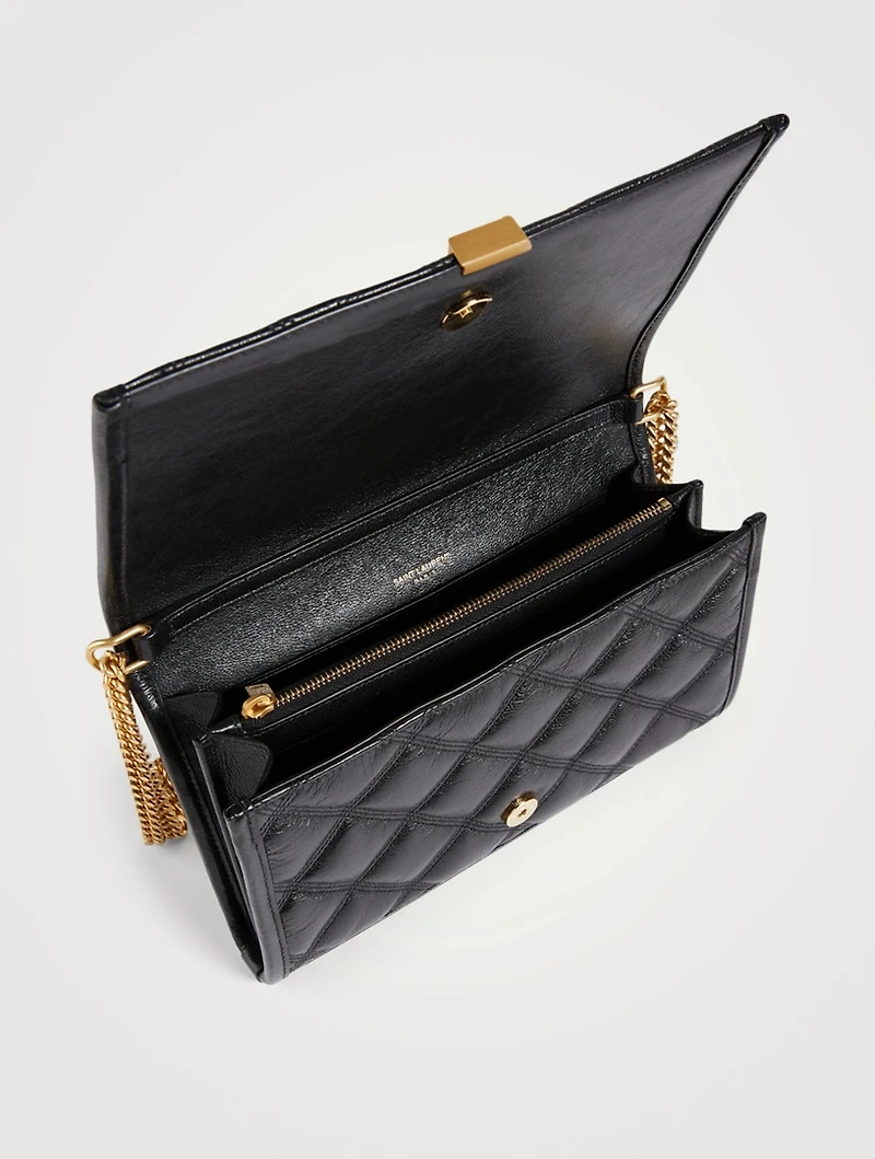 Becky YSL Monogram Leather Chain Wallet Bag