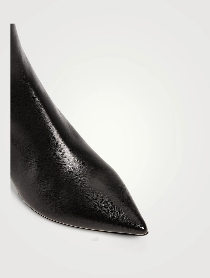 Ina Leather Heeled Ankle Boots