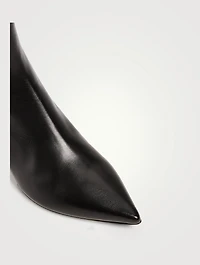 Ina Leather Heeled Ankle Boots