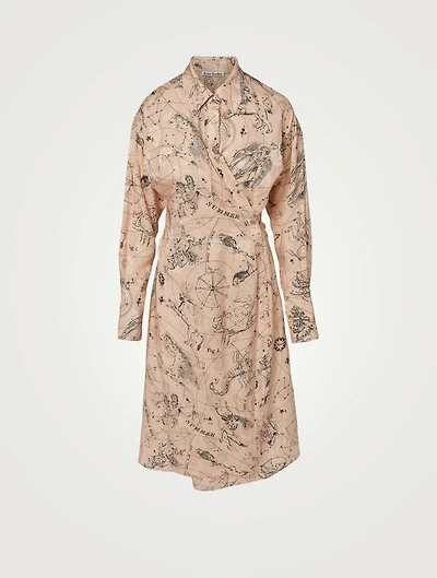 Printed Shirt Dress
