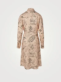 Printed Shirt Dress
