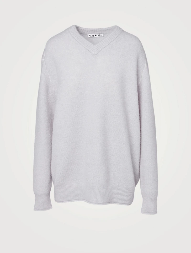 Wool And Alpaca Fluffy Sweater