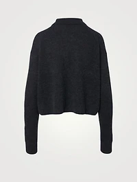 Alpaca And Wool Polo Sweater