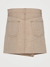 Asymmetric Mini Skirt