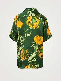 Clive Short-Sleeve Shirt Floral Print