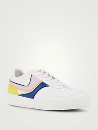 Graphic Leather Sneakers