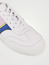 Graphic Leather Sneakers