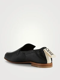 Elasticated Leather Loafers