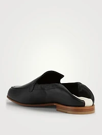 Elasticated Leather Loafers