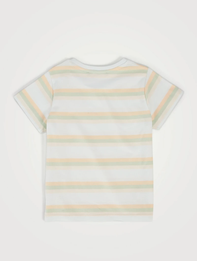 Kids' Cotton T-Shirt Striped Print