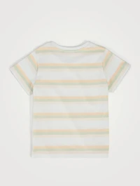 Kids' Cotton T-Shirt Striped Print