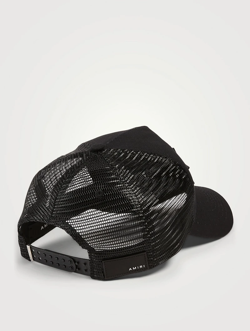 Three Star Canvas And Mesh Trucker Hat