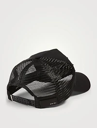 Three Star Canvas And Mesh Trucker Hat