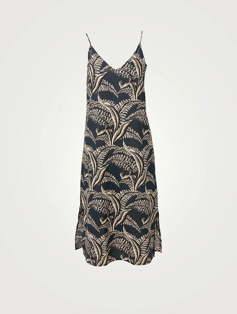 Cotton Slip Nightie Fern Print