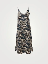 Cotton Slip Nightie Fern Print
