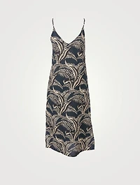 Cotton Slip Nightie Fern Print